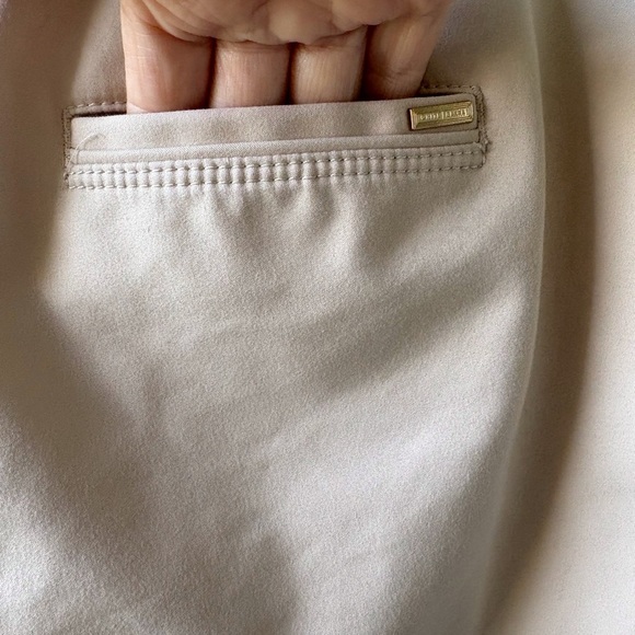 White House Black Market Tan Contour Slim Ankle Pants Size 4R Office Career - Picture 6 of 16
